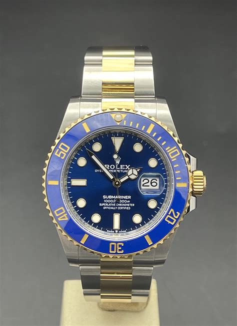 submariner rolex acciao e oro|rolex submariner stampata.